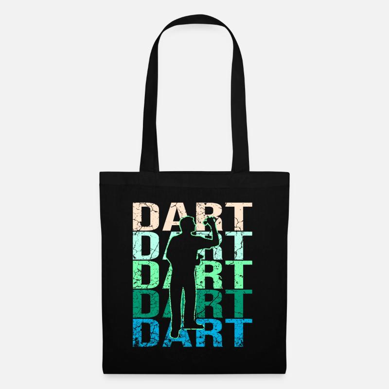 Darts darts - Tote Bag - black