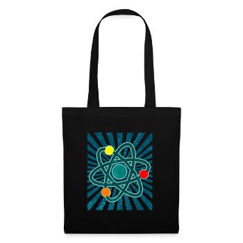 Atome - Sac en tissu - noir - Devant