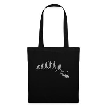 Taucher Evolution - Stoffbeutel - Schwarz - Vorne