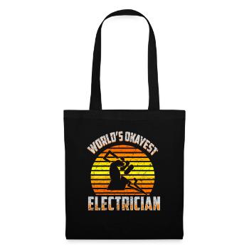 Meilleur électricien - Sac en tissu - noir - Devant