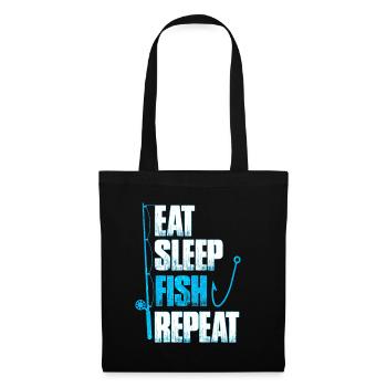 Pêcheur - Sac en tissu - noir - Devant
