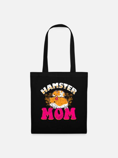 Hamster - Stoffbeutel - Schwarz