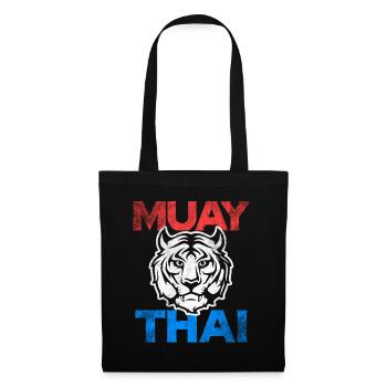 Muay Thai - Sac en tissu - noir - Devant
