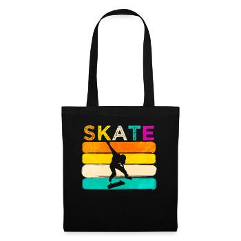 Skater - Tote Bag - black - Front
