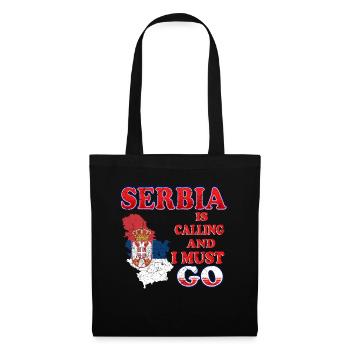 Serbia - Tote Bag - black - Front