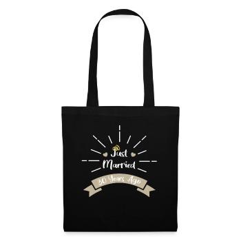 Drôle 30e anniversaire vient de se marier il y a 30 ans - Sac en tissu - noir - Devant