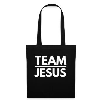 Équipe chrétienne Jésus foi église cadeau - Sac en tissu - noir - Devant