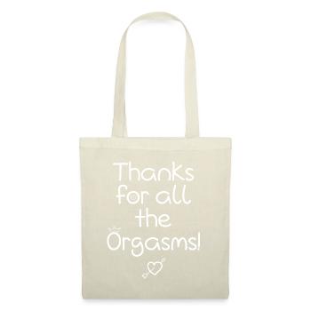 Thanks for all the orgasams Valentine's day - Tote Bag - nature - Front