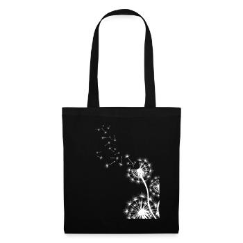 Dandelion flower nature gift idea - Tote Bag - black - Front