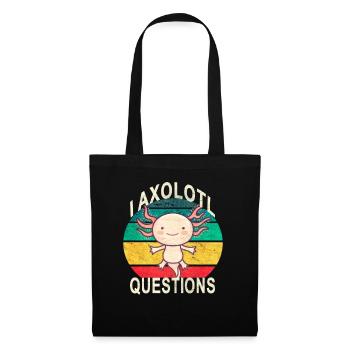 Axolotl. I Axolotl Questions. Drôle d’Axolotl - Sac en tissu - noir - Devant