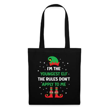 Je suis le plus vieil elfe que je fais Les règles correspondant à Elf C - Sac en tissu - noir - Devant