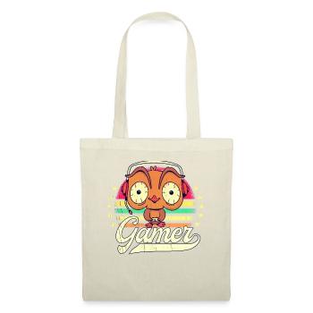 Vintage Gaming Jeux Vidéo Gambler Retro Gaming - Sac en tissu - nature - Devant