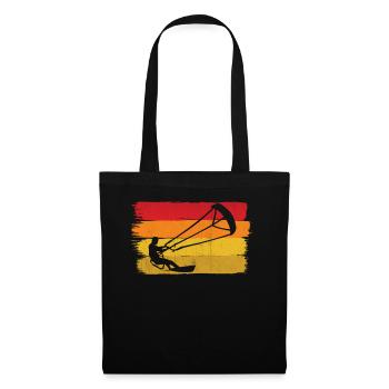 Kitesurf Kite Planche à voile Kitesurf Kiteboard - Sac en tissu - noir - Devant