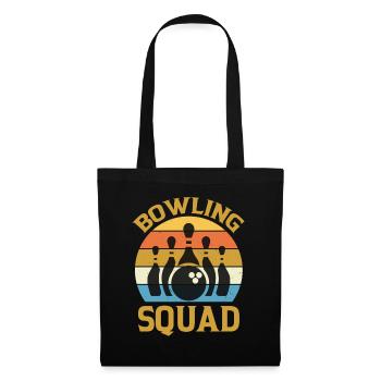Bowling Squat - Hobby Sport Pin Bowler - Tote Bag - black - Front