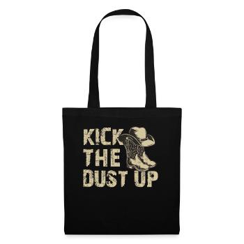 Kick The Dust Up - Musique Country Occidentale Cowboy Co - Sac en tissu - noir - Devant