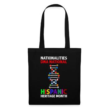 Nationalities DNA National Hispanic Heritage Month - Tote Bag - black - Front