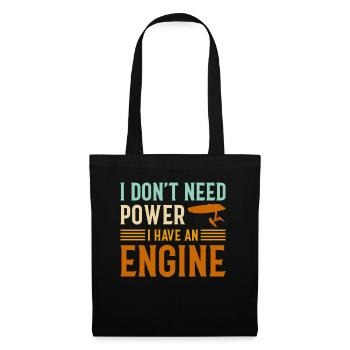 Efoil Electric Surfboard Hydrofoil Wingfoil - Tote Bag - black - Front