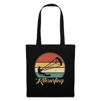 Kitesurfing Kite Surfing Kiteboard Windsurfing - Tote Bag - black - Front
