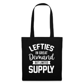 Lefty - Lefties In Great Demand But Limited Supply - Tote Bag - black - Front