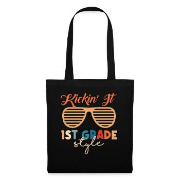 Premier jour d’école Kickin' It Style 1ère année - Sac en tissu - noir - Devant