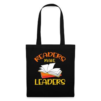 Les enseignants lecteurs font des leaders - Sac en tissu - noir - Devant