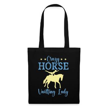 Crazy Horse Vaulting Lady Équitation - Sac en tissu - noir - Devant