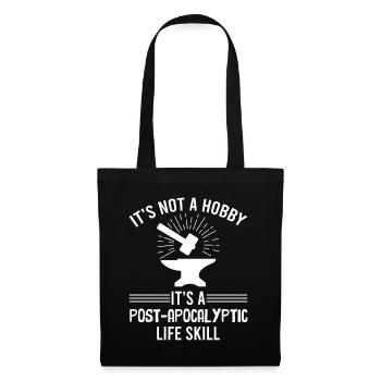 Forgeron C’est une compétence de vie post-apocalyptique - Sac en tissu - noir - Devant