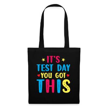 Test Day Kids - C’est le jour du test que vous avez - Sac en tissu - noir - Devant