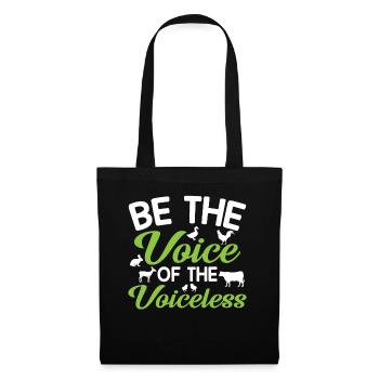 Animal Rights - Be The Voice Of The Voiceless - Tote Bag - black - Front