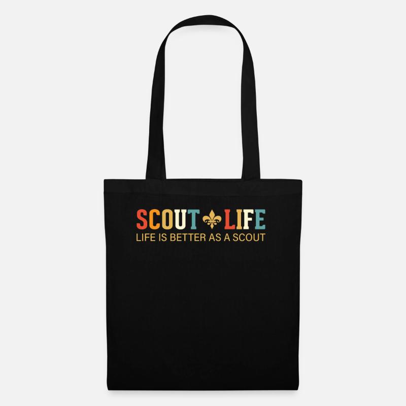 Do you have a passion for Scouting, Hiking and Cam - Tote Bag - black