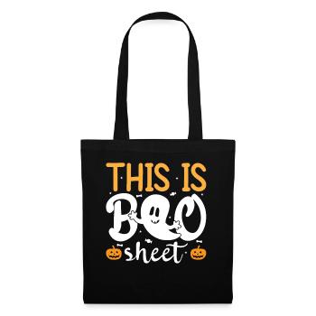 Halloween Costume - This Is Boo Sheet Ghost - Tote Bag - black - Front