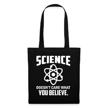 La science ne se soucie pas de ce que vous croyez - Chimie - Sac en tissu - noir - Devant