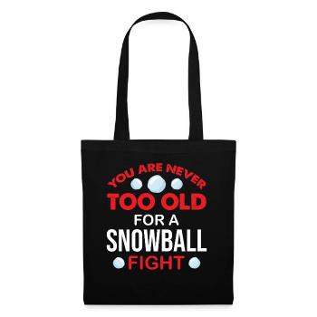 Snowball Fight - I Can't I Have Snowball Fight - Tote Bag - black - Front