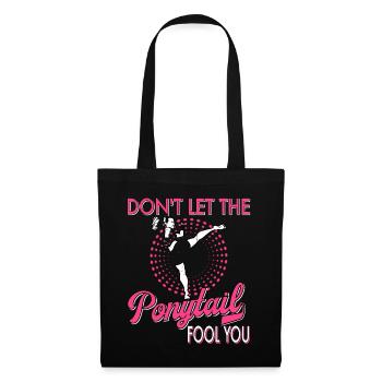 Karaté Taekwondo Arts Martiaux Karaté Mma Kick Box - Sac en tissu - noir - Devant