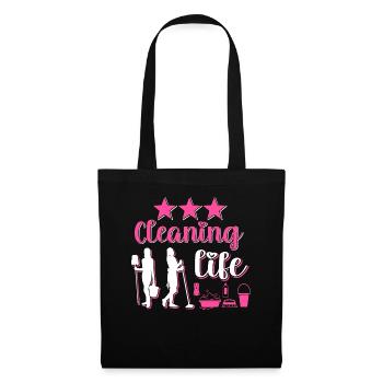 Housekeeper Maid Cleaner - Tote Bag - black - Front