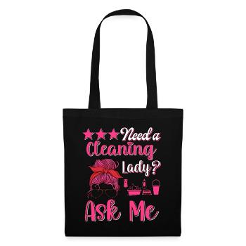 Housekeeper Maid Cleaner - Tote Bag - black - Front
