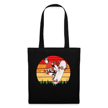 Skaters Skate Skateboarding Skateboard - Sac en tissu - noir - Devant