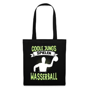 Wasserballer Wassersport Sport Wasserball - Stoffbeutel - Schwarz - Vorne