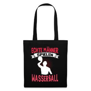 Wasserballer Wassersport Sport Wasserball - Stoffbeutel - Schwarz - Vorne