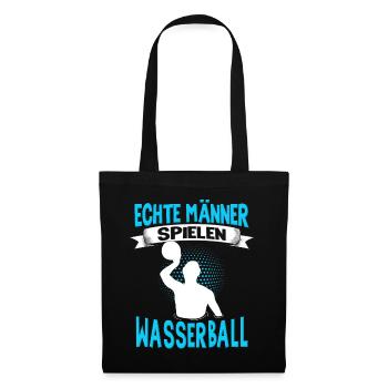 Wasserballer Wassersport Sport Wasserball - Stoffbeutel - Schwarz - Vorne