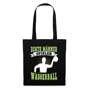 Wasserballer Wassersport Sport Wasserball - Stoffbeutel - Schwarz - Vorne