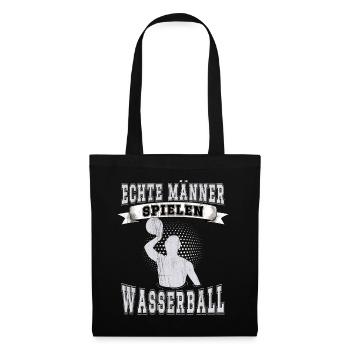 Wasserballer Wassersport Sport Wasserball - Stoffbeutel - Schwarz - Vorne
