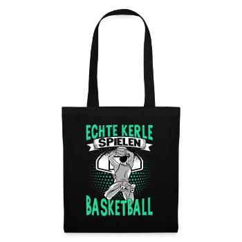 Basketball Training Trikot Coole Jungs Spielen - Stoffbeutel - Schwarz - Vorne