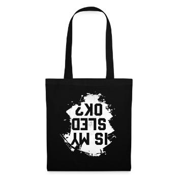 Snowmobiling Design Joke Pun - Is My Sled Okay? - Tote Bag - black - Front