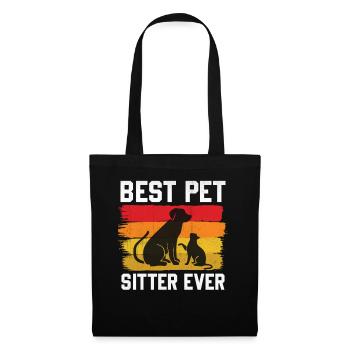 Pet Owner Animal Lover Best Pet Sitter Ever - Tote Bag - black - Front