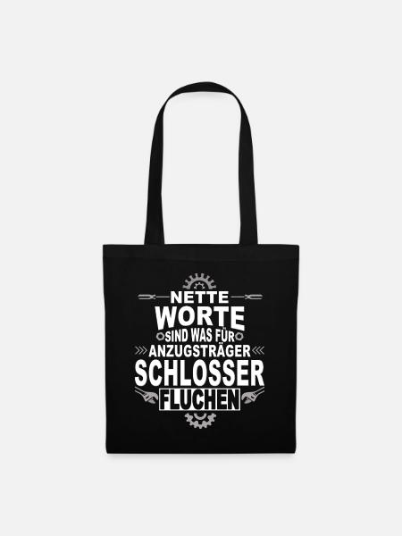 Metallbauer Schweißer Handwerker Schlosser - Stoffbeutel - Schwarz