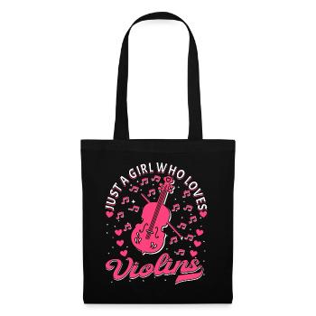 Violin Music Violin Player Musician - Tote Bag - black - Front