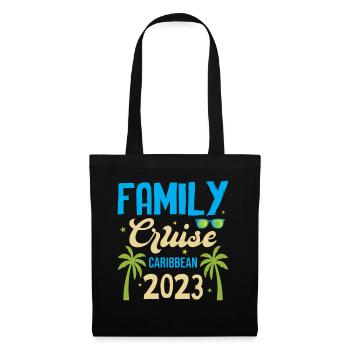 Family Vacation 2023 - Family Cruise Caribbean 202 - Stoffbeutel - Schwarz - Vorne