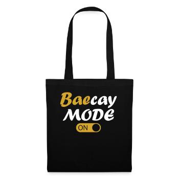 Family Vacation 2023 - Baecay Mode On - Stoffbeutel - Schwarz - Vorne