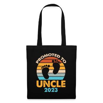 Promu à tante 2023 Retro Sunset - Sac en tissu - noir - Devant